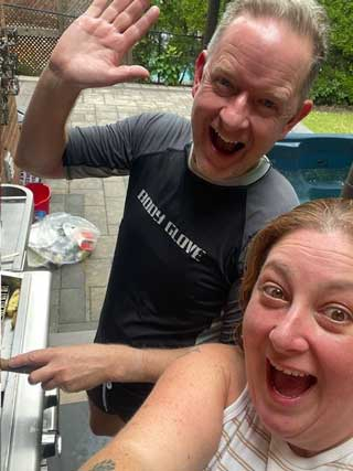 Photo of David and Mel